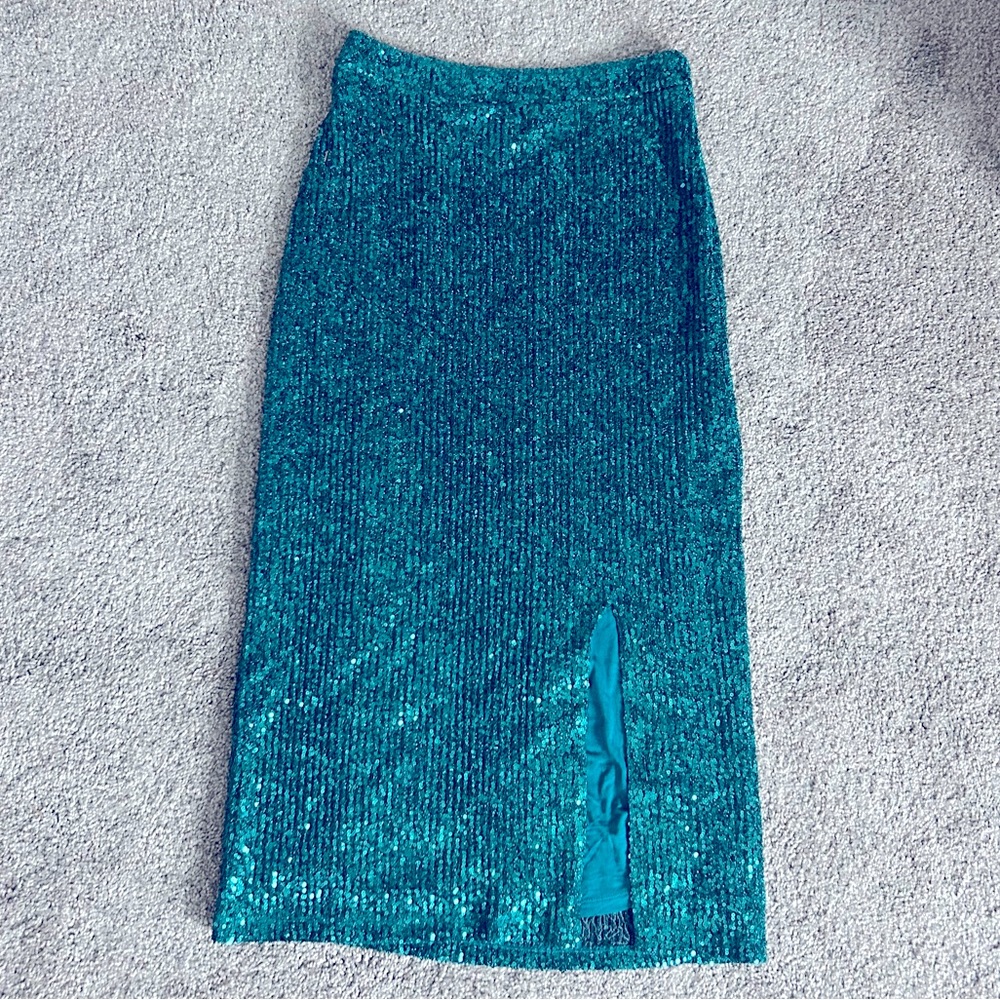 Maeve SEQUIN skirt